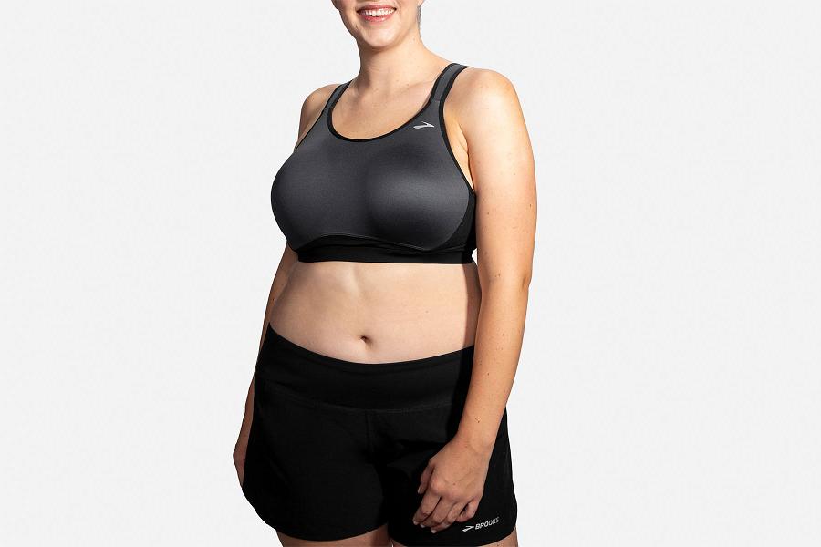 Brooks Maia Women Athletic Wear & Sports Bra Black KMU531296